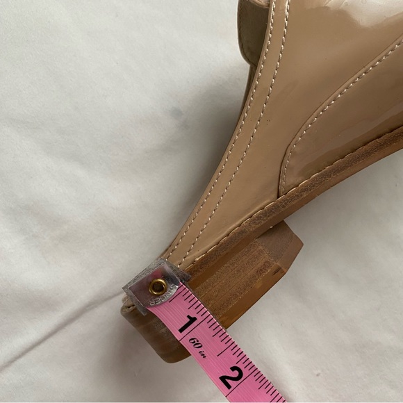 Louise Et Cie Patent Leather Nude Slide On Loafers - Picture 6 of 10